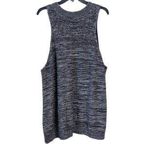 Gap Sleeveless High Neck Loose Knit Top Sweater